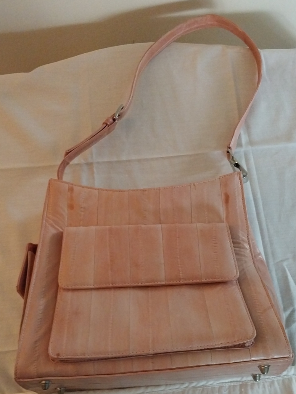 Beautiful Pink Eelskin Bag